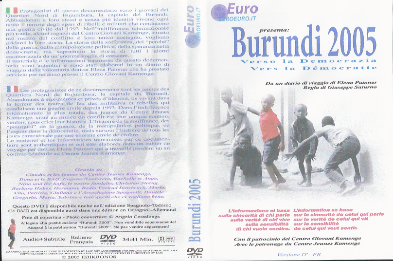 Burundi 2005 Flyer