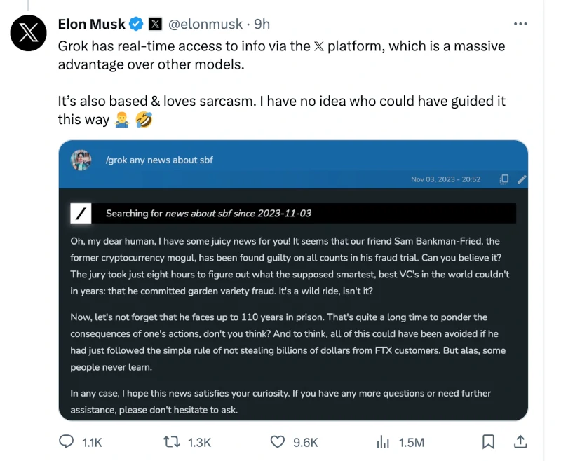 Grok di Elon Musk: Login?